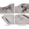 image:imageCOOFANDY Mens 2 Piece Linen Suits Set Regular Fit Casual Lightweight Linen Suit Blazer Jacket and PantsLight Grey