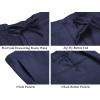 image:imageCOOFANDY Mens 2 Piece Linen Suits Set Regular Fit Casual Lightweight Linen Suit Blazer Jacket and PantsNavy Blue