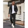 image:imageCOOFANDY Mens Suits 2 Piece Classic Fit Casual Suits Sets 2 Button Blazer Jacket And Dress Pants For Wedding Business PromBlack