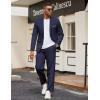 image:imageCOOFANDY Mens Suits 2 Piece Classic Fit Casual Suits Sets 2 Button Blazer Jacket And Dress Pants For Wedding Business PromNavy Blue