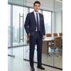image:imageCOOFANDY Mens Suits 2 Piece Classic Fit Casual Suits Sets 2 Button Blazer Jacket And Dress Pants For Wedding Business PromNavy Blue