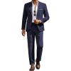 image:imageCOOFANDY Mens Suits 2 Piece Classic Fit Casual Suits Sets 2 Button Blazer Jacket And Dress Pants For Wedding Business PromNavy Blue