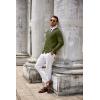 image:imageCOOFANDY Mens Cardigan Sweater Long Sleeve Lightweight Casual V Neck Button Down Knitted Sweater with PocketsArmy Green