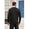 image:imageCOOFANDY Mens Cardigan Sweater Long Sleeve Lightweight Casual V Neck Button Down Knitted Sweater with PocketsBlack