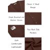 image:imageCOOFANDY Mens Cardigan Sweater Long Sleeve Lightweight Casual V Neck Button Down Knitted Sweater with PocketsBrown