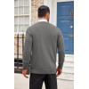 image:imageCOOFANDY Mens Cardigan Sweater Long Sleeve Lightweight Casual V Neck Button Down Knitted Sweater with PocketsGrey