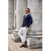 image:imageCOOFANDY Mens Cardigan Sweater Long Sleeve Lightweight Casual V Neck Button Down Knitted Sweater with PocketsNavy Blue