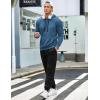 image:imageCOOFANDY Mens Tracksuit 2 Piece Hoodie Sweatsuit Sets Casual Jogging Athletic SuitsGray Blue Black