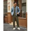 image:imageCOOFANDY Mens Tracksuits 2 Piece Casual Athletic Sweatsuit Quarter Zip Pullover Long Sleeve Running Sport OutfitsArmy Green