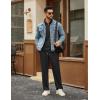 image:imageCOOFANDY Mens Tracksuits 2 Piece Casual Athletic Sweatsuit Quarter Zip Pullover Long Sleeve Running Sport OutfitsBlack