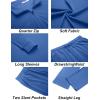 image:imageCOOFANDY Mens Tracksuits 2 Piece Casual Athletic Sweatsuit Quarter Zip Pullover Long Sleeve Running Sport OutfitsBlue