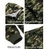 image:imageCOOFANDY Mens Tracksuits 2 Pieces Waffle Hoodies Sweatsuit Sets Sports Jogging Suit SetArmy Green Camo