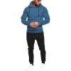 image:imageCOOFANDY Mens Tracksuit 2 Piece Hoodie Sweatsuit Sets Casual Jogging Athletic SuitsGray Blue Black
