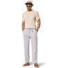 image:imageCOOFANDY Mens Cotton Linen Pants Loose Fit Casual Drawstring Dress Pants Beach Summer Lightweight TrousersLight Grey