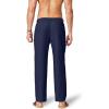 image:imageCOOFANDY Mens Cotton Linen Pants Loose Fit Casual Drawstring Dress Pants Beach Summer Lightweight TrousersNavy Blue