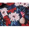 image:imageCOOFANDY Mens Hawaiian Shirts Short Sleeve Casual Button Down Tropical Beach ShirtWine Red  Black