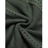 image:imageCOOFANDY Mens Knit Shirts Short Sleeve Button Down Polo Shirt Fashion Casual Summer Beach ShirtsArmy Green