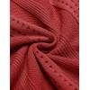 image:imageCOOFANDY Mens Knit Shirts Short Sleeve Button Down Polo Shirt Fashion Casual Summer Beach ShirtsRed