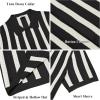 image:imageCOOFANDY Mens Knit Shirts Short Sleeve Button Down Polo Shirt Striped Casual Summer Beach ShirtsBlack  Beige