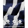 image:imageCOOFANDY Mens Knit Shirts Short Sleeve Button Down Polo Shirt Striped Casual Summer Beach ShirtsNavy Blue  White