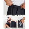 image:imageCOOFANDY Mens Dress Pants Classic Fit Flat Front Suit Pants Expandable Waist Straight Dress SlacksBlack