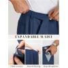 image:imageCOOFANDY Mens Dress Pants Classic Fit Flat Front Suit Pants Expandable Waist Straight Dress SlacksBlue