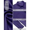 image:imageCOOFANDY Mens Dress Shirt Solid Long Sleeve Wrinkle Free Formal Shirt Business Button Down Shirts with PocketPurple