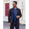image:imageCOOFANDY Mens Dress Shirt Solid Long Sleeve Wrinkle Free Formal Shirt Business Button Down Shirts with PocketSky Blue