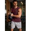 image:imageCOOFANDY Mens Sleeveless Shirt Quick Dry Workout Tank Top Gym Muscle T Shirts Sport Athletic Tanks Moisture WickingWine Red