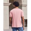 image:imageCOOFANDY Mens TShirts Short Sleeve Crew Neck T Shirts Casual Classic Basic Tee ShirtsLight Pink