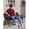 image:imageCOOFANDY Mens TShirts Short Sleeve Crew Neck T Shirts Casual Classic Basic Tee ShirtsWine Red