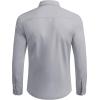 image:imageCOOFANDY Mens Rose Shiny Shirt Luxury Flowered Printed Button Down ShirtLight Grey