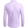 image:imageCOOFANDY Mens Rose Shiny Shirt Luxury Flowered Printed Button Down ShirtLight Purple