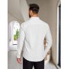 image:imageCOOFANDY Mens Rose Shiny Shirt Luxury Flowered Printed Button Down ShirtWhite