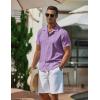 image:imageCOOFANDY Mens Casual Button Down Shirts Short Sleeve WrinkleFree Summer Beach Wear