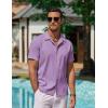 image:imageCOOFANDY Mens Casual Button Down Shirts Short Sleeve WrinkleFree Summer Beach Wear
