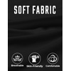 image:imageCOOFANDY Mens T Shirts Short Sleeve Casual V Neck TShirt Soft Notch Neck Tee Classic Plain ShirtsAll Black