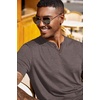 image:imageCOOFANDY Mens T Shirts Short Sleeve Casual V Neck TShirt Soft Notch Neck Tee Classic Plain ShirtsBrown