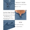 image:imageCOOFANDY Mens T Shirts Short Sleeve Casual V Neck TShirt Soft Notch Neck Tee Classic Plain ShirtsDark Blue