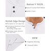 image:imageCOOFANDY Mens T Shirts Short Sleeve Casual V Neck TShirt Soft Notch Neck Tee Classic Plain ShirtsWhite