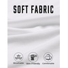 image:imageCOOFANDY Mens T Shirts Short Sleeve Casual V Neck TShirt Soft Notch Neck Tee Classic Plain ShirtsWhite