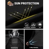 image:imageCOOFANDY Mens UPF 50 Fishing Shirt Lightweight Quick Dry UV Sun Protection Hoodie Long Sleeve SPF Hiking Running Rash GuardBlack