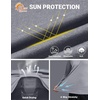 image:imageCOOFANDY Mens UPF 50 Fishing Shirt Lightweight Quick Dry UV Sun Protection Hoodie Long Sleeve SPF Hiking Running Rash GuardLight Gray