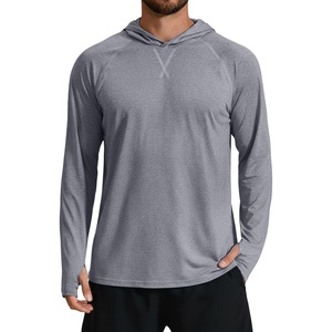 image:imageCOOFANDY Mens UPF 50 Fishing Shirt Lightweight Quick Dry UV Sun Protection Hoodie Long Sleeve SPF Hiking Running Rash GuardLight Gray