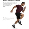 image:imageCOOFANDY 3 Pack Mens Athletic TShirts Short Sleeve  Quick Dry Moisture Wicking Workout Shirts for Running Gym CasualAblackMidnight BlueWine Red3 Pack
