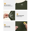image:imageCOOFANDY 3 Pack Mens Athletic TShirts Short Sleeve  Quick Dry Moisture Wicking Workout Shirts for Running Gym CasualZarmy Green