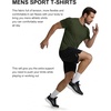 image:imageCOOFANDY 3 Pack Mens Athletic TShirts Short Sleeve  Quick Dry Moisture Wicking Workout Shirts for Running Gym CasualZblackArmy GreenDeep Grey3 Pack