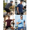 image:imageCOOFANDY 3 Pack Mens Athletic TShirts Short Sleeve  Quick Dry Moisture Wicking Workout Shirts for Running Gym CasualZdark Grey