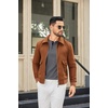image:imageCOOFANDY Men Long Sleeve Henley Shirs Casual Basic T Shirts Soild Button Tees with PocketsDark Grey