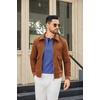 image:imageCOOFANDY Men Long Sleeve Henley Shirs Casual Basic T Shirts Soild Button Tees with PocketsDeep Blue